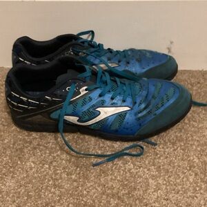 Blue and Black Men's Athletic Shoes